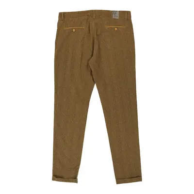 Alfio Trousers - 38W 31L Brown Cotton