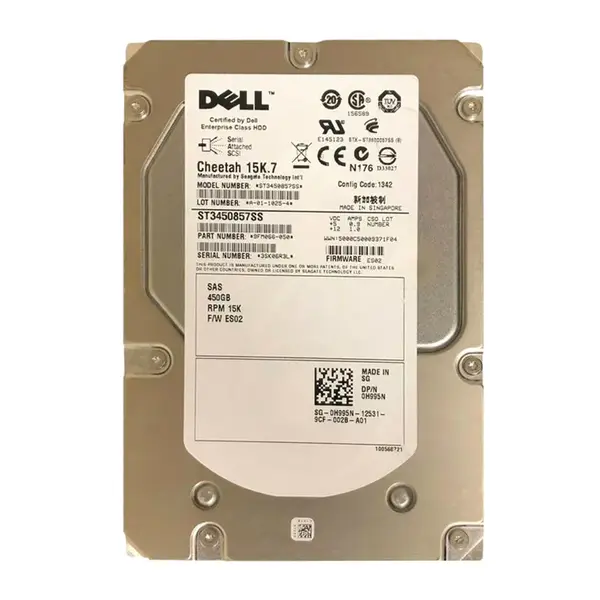 H995N Dell 450GB 6Gb/s SAS 15000 3.5-Inch Hard Drive