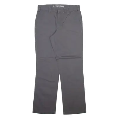 CARHARTT Mens Trousers Grey Relaxed Straight W32 L32