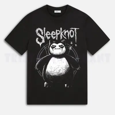 Pocket Monsters Anime T-shirt & Sweatshirt, Snorlax Sleepknot Graphic Tee, Vintage Oversized Unisex Streetwear, Manga Gift Fo...