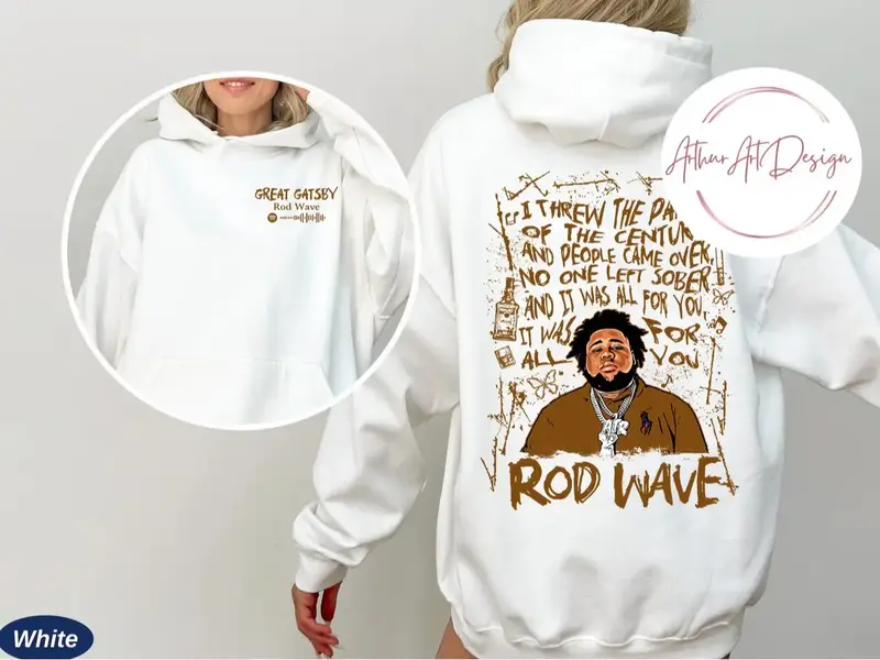 Retro Nostalgia Tour Inspired Hoodie, Vintage Nostalgia Music Tour Aesthetic Shirt, Retro Rod Wave Lyrics 2 side Sweatshirt, ...