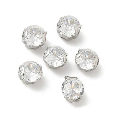 Round Stainless Steel Prong Settings