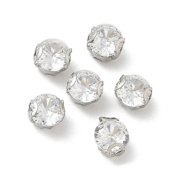 Round Stainless Steel Prong Settings
