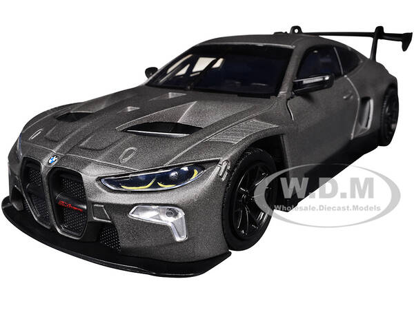 BMW M4 GT3 Matt Black Timeless Legends Series 1/24 Diecast Model Car by Motormax