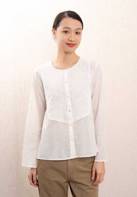 Blouse Chimo 9370 9-Blanc | Color: 9 BLANC | Size: S