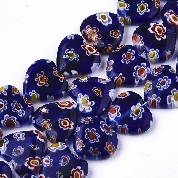 Handmade Millefiori Lampwork Beads Strands