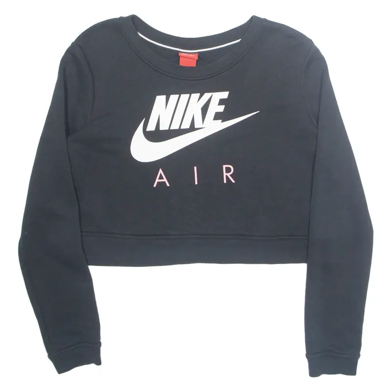 NIKE AIR Cropped Womens Sweatshirt Black M
