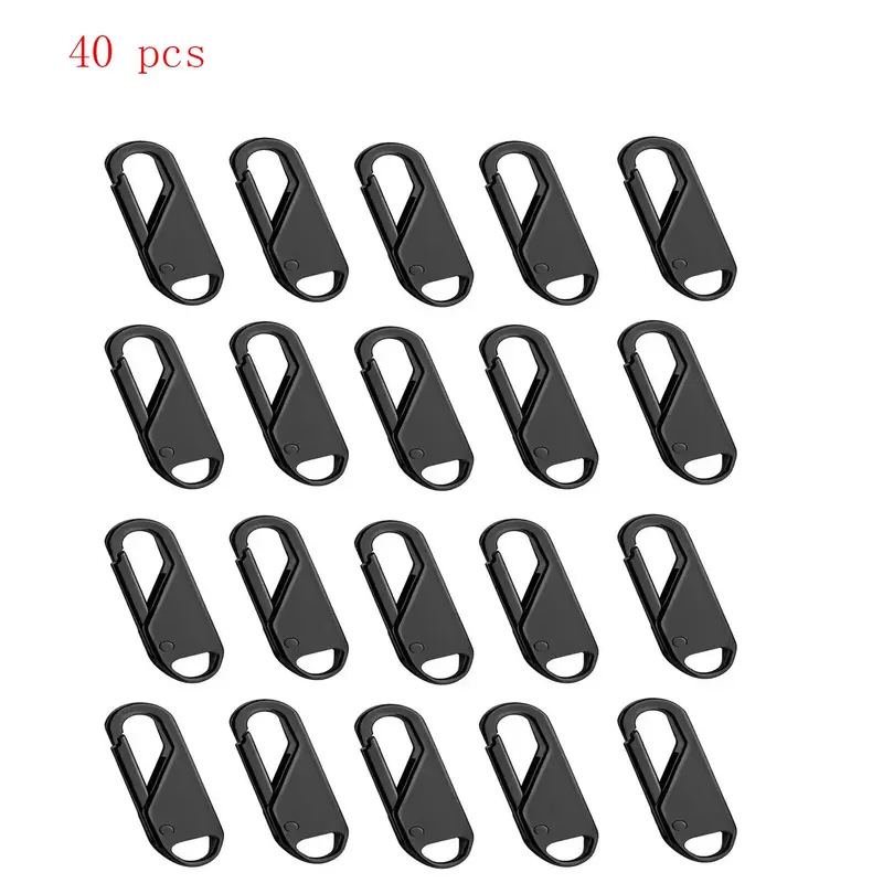Zipper Pulls Tab Replacement Zipper Repair Kit - 20 Pieces for Bags, Backpacks, Purses, Shoes & Travel Cases - Easy to Apply ...