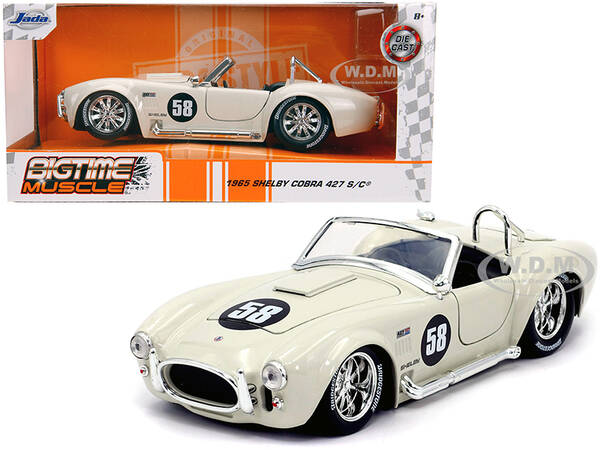 1965 Shelby Cobra 427 S/C 58 Cream \