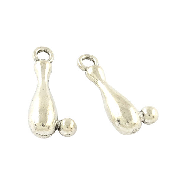 Tibetan Style Alloy Bowling Pendants