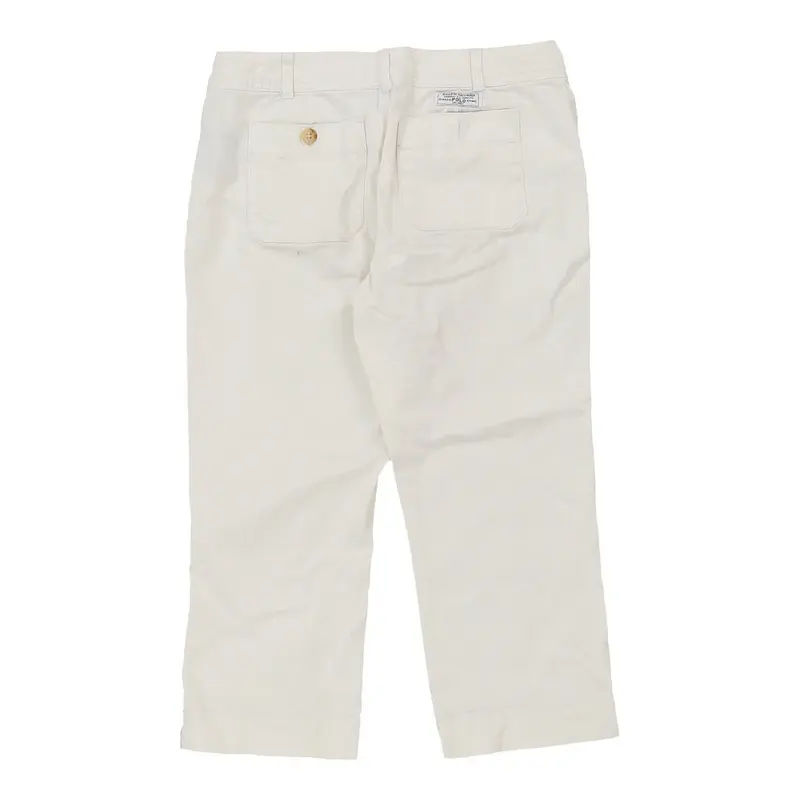 Age 12 Ralph Lauren Chino Shorts - 26W 19L White Cotton