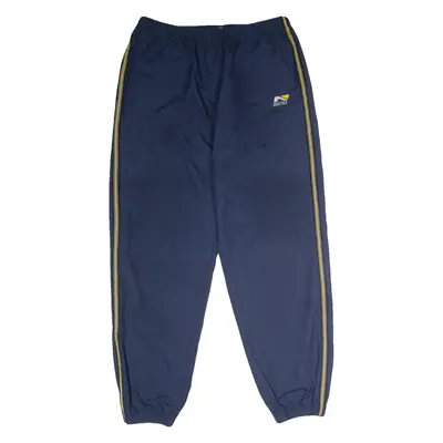 NAUTICA Mens Track Pants Blue Tapered XL W34 L32