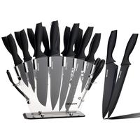 19 Piece Kitchen Knife Set, High Carbon Stainless Steel, Sharp Includes Serrated Steak Knife Set with Combination Chef's Knif...