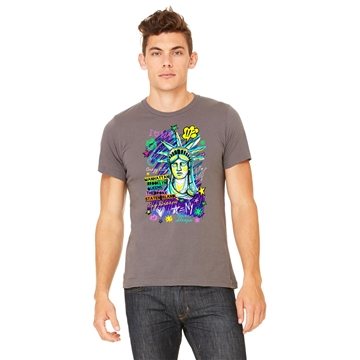 36 Custom Bella + Canvas Unisex Jersey Short-Sleeve T-Shirt - ...