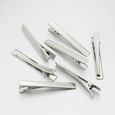 Iron Alligator Hair Clip Findings