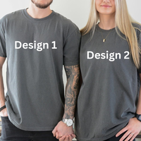 [Couple Matching] Hubby Wifey Just Love Him & Her T-Shirt, Birthday Gift for Him, Birthday Gift for Her, Honeymoon Clothes, W...