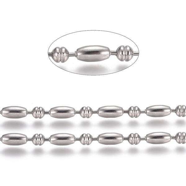 Non-Tarnish 304 Stainless Steel Ball Chains