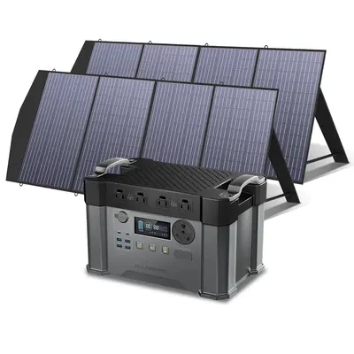 ALLPOWERS Solar Generator Kit 2400W Power Station 200W Solar Panel