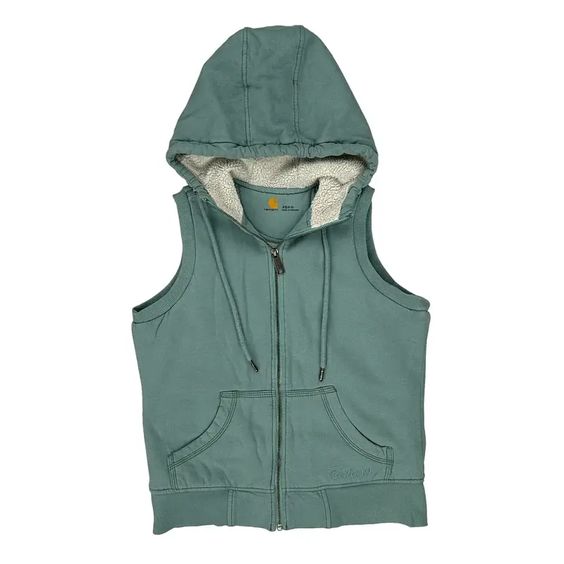 Carhartt Hoodie - XS Green Cotton Blend