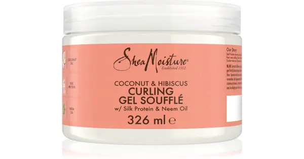 Shea coconut & hibiscus soufflé for wavy and curly hair 340 g