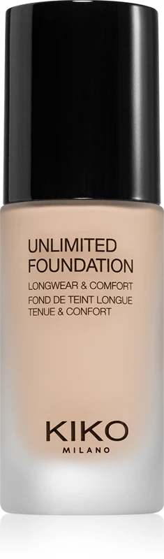 Kiko Milano Unlimited Liquid Foundation Long Lasting Matte Effect Color 02 Rose 30 Ml