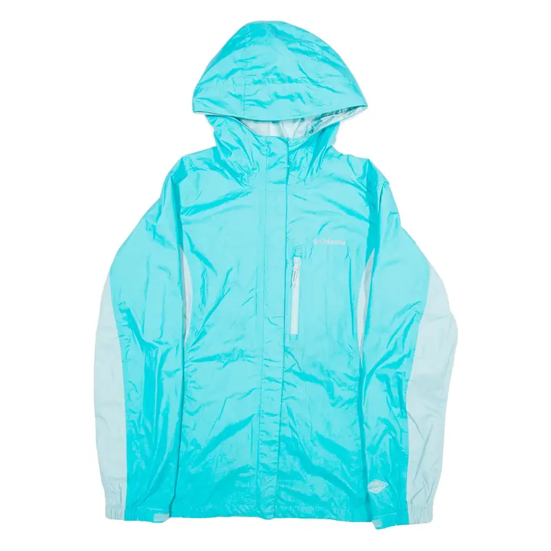 COLUMBIA Mesh Lined Womens Jacket Blue Nylon L