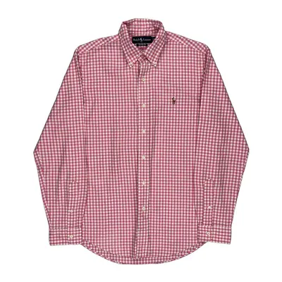 Ralph Lauren Checked Shirt - Medium Pink Cotton
