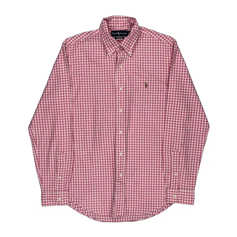 Ralph Lauren Checked Shirt - Medium Pink Cotton