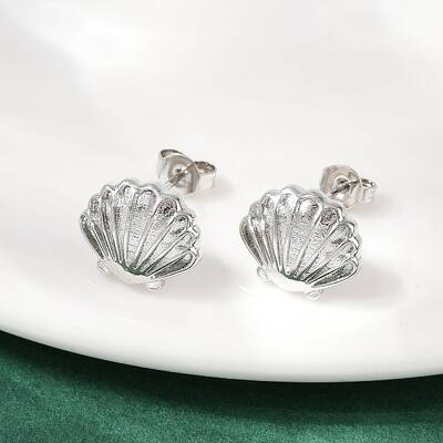 Brass Stud Earrings