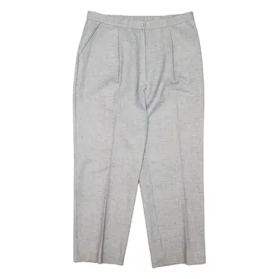 KARELIA Womens Trousers Grey Regular Tapered W32 L28