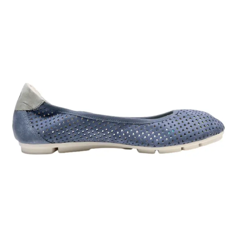 S.OLIVE Ballet Shoes Blue Synthetic Womens UK 8