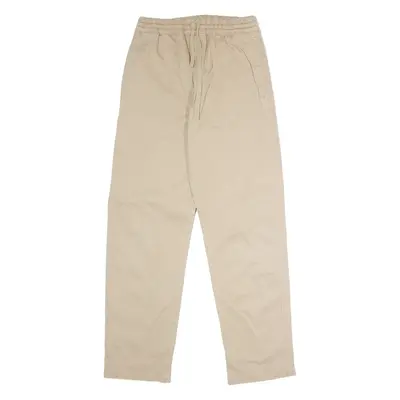 CARHARTT WIP Lawton Mens Twill Trousers Beige Regular Straight W28 L30