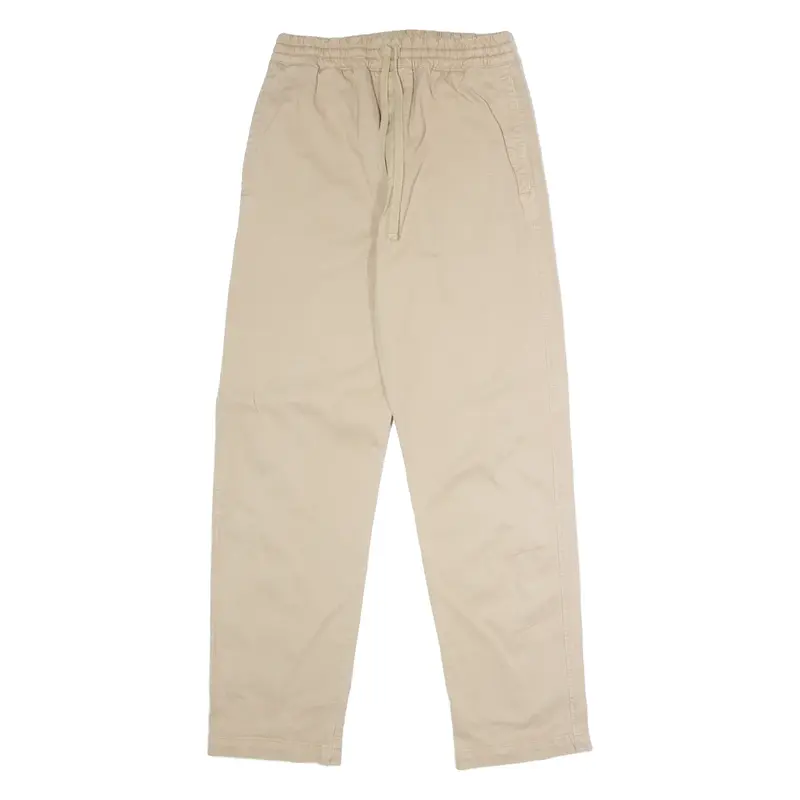 CARHARTT WIP Lawton Mens Twill Trousers Beige Regular Straight W28 L30