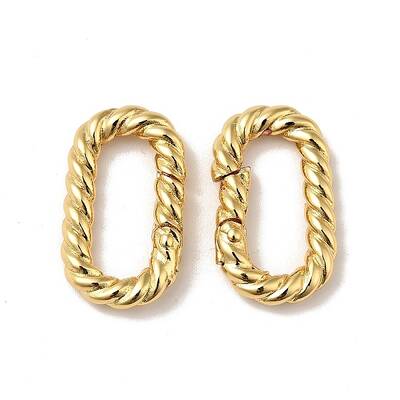 Brass Spring Gate Rings