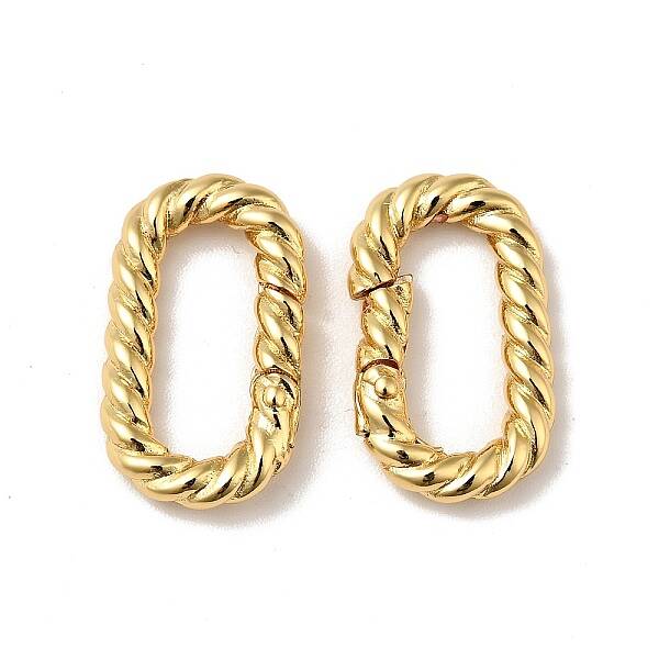 Brass Spring Gate Rings