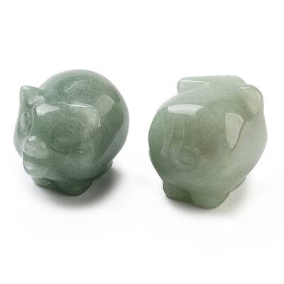 Natural Green Aventurine Carved Figurines