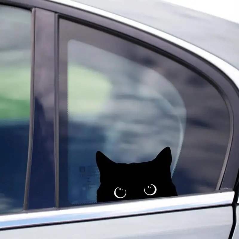 Peeking Cat Car Stickers, Cute Cat Bumper Sticker, Peeking Cat Car Window Decal, Funny Stickers for Laptop, Trucks, Laptop, C...