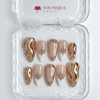 Younique Nails 2025 | IM Studio | 10PCS 100% Handmade Press-On Nails | Reusable