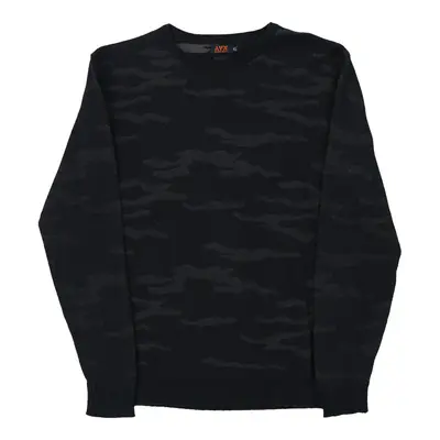 Avirex Camo Jumper - XL Navy Cotton