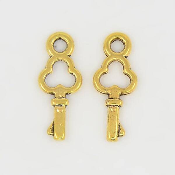 Tibetan Style Alloy Antique Golden Charms