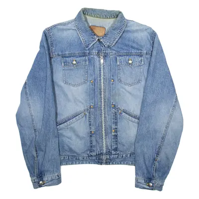 LAUREN RALPH LAUREN JEANS COMPANY Womens Denim Jacket Blue XL