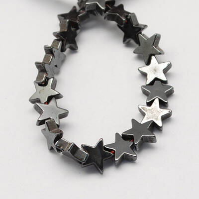 Non-magnetic Synthetic Hematite Beads Strands