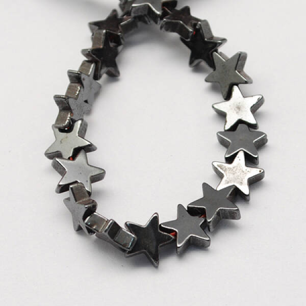 Non-magnetic Synthetic Hematite Beads Strands