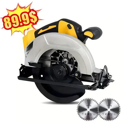 Cordless Circular Saw Compatible with for DEWALT 20V MAX Battery, 7-1/4 Inch Brushless Electric Circular Saw, 0-50 Degree Bev...