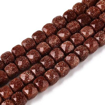 Synthetic Goldstone Beads Strands