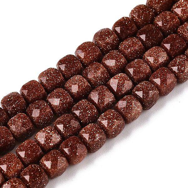 Synthetic Goldstone Beads Strands