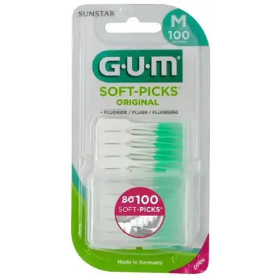 Gum interdental toothbrushes Regular X100 Soft-picks + Fluoride