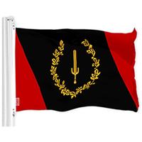 G128 Black American Heritage Flag | 3x5 Ft | LiteWeave Pro Series Printed 150D Polyester | Freedom and Black Civil Rights Fla...