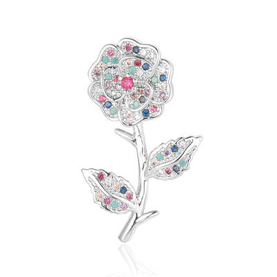 3Pcs Brass Micro Pave Cubic Zirconia Pendants