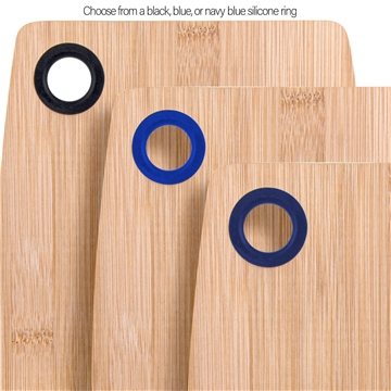 150 Promotional 13-Inch Welland Bamboo Cutting Board - Silicone ...